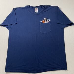 Hersheys Fruit Of The Loom Heavy Cotton Blue Short Sleeve Tee Adult XL